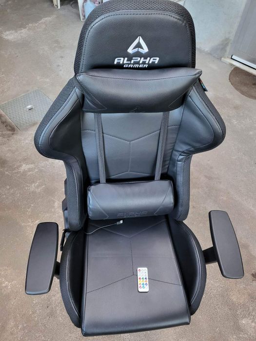 Cadeira gaming com luzes rgb - Alpha Gamer