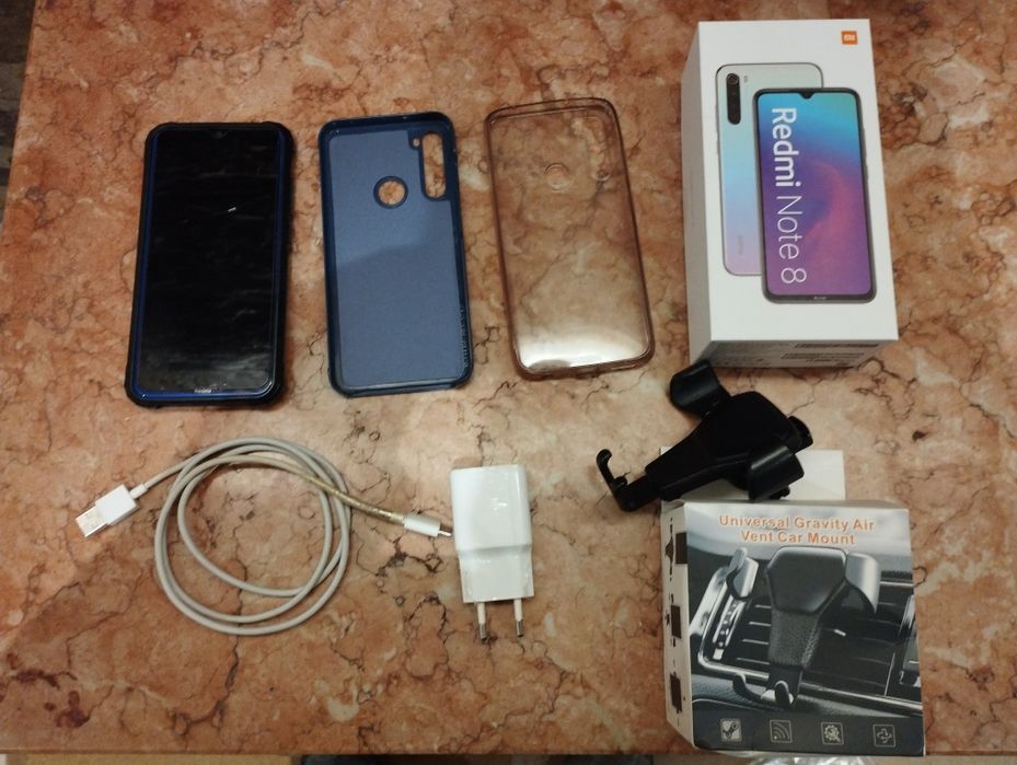 Xiaomi Redmi Note 8 4G/64gb azul, com oferta suporte para carro