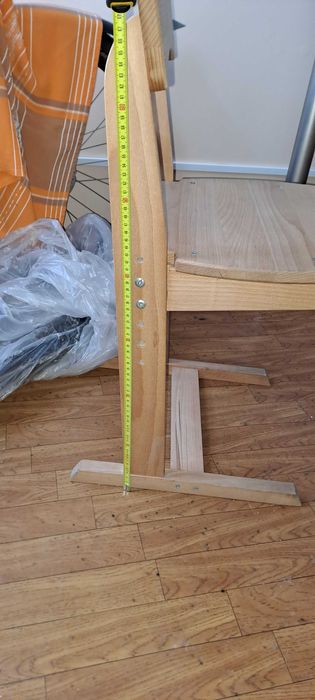 Стільчик шкільний зростаючий дерев'яний