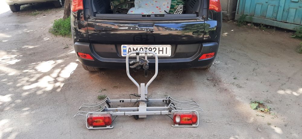 Велокріплення велобагажник на фаркоп оренда
