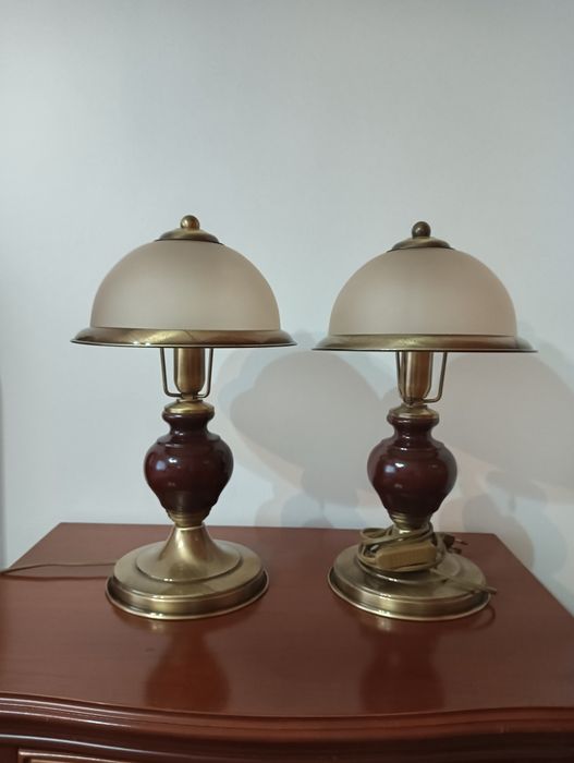 Conjunto de candeeiros de quarto