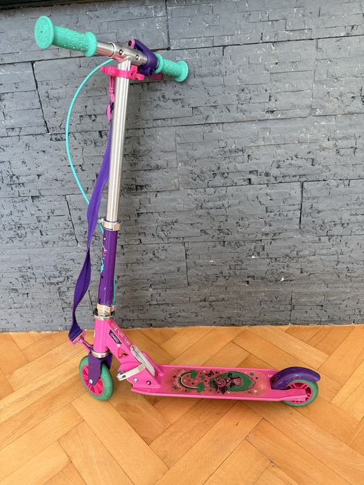 Hulajnoga oxelo decathlon dziewczynka różowa fioletowa