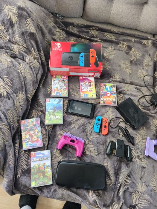 Nintendo Switch konsola plus gry