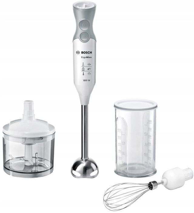 BOSCH BLENDER RĘCZNY 600 W 12 prędkości turbo kuchenny Pojemnik 600ml