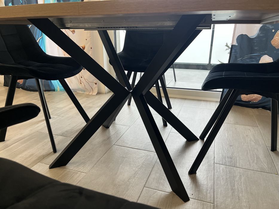 Stół rozkladany pająk 140x90