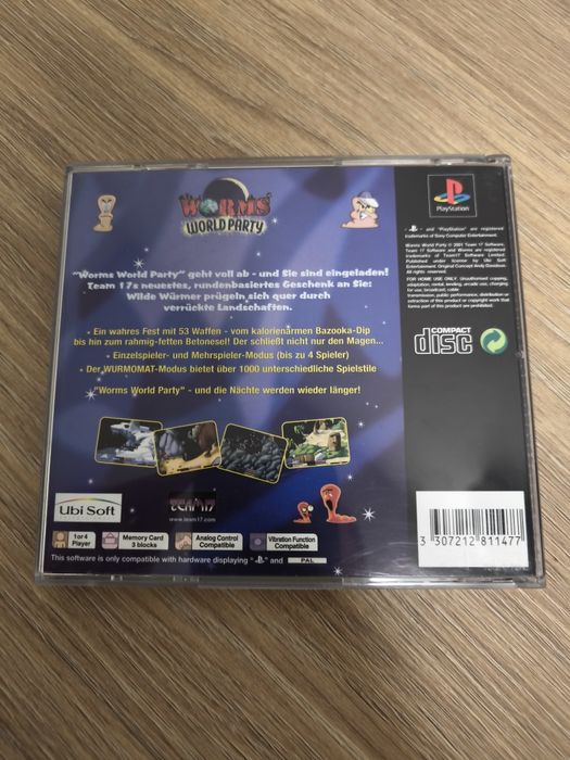 Worms world party PlayStation 1 ps1