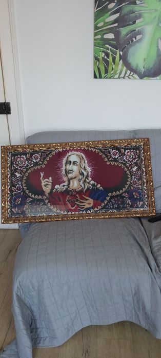 Quadro 100/52 cm com imagem de Cristo