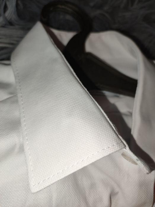 Koszula męska M biała do smokingu