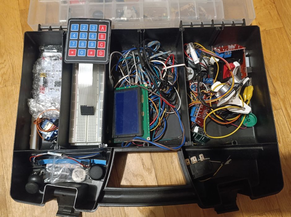 Material Arduino com caixa