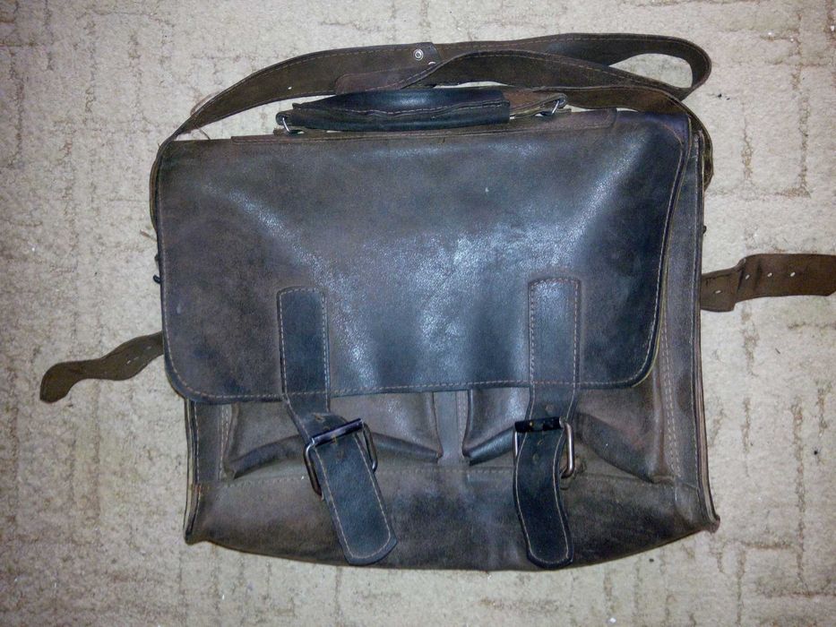 Сумка портфель кожанная *реставрация