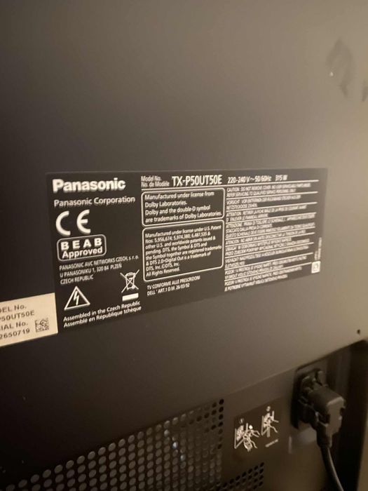 Telewizor Panasonic TX-P50UT30E 50" Plazma