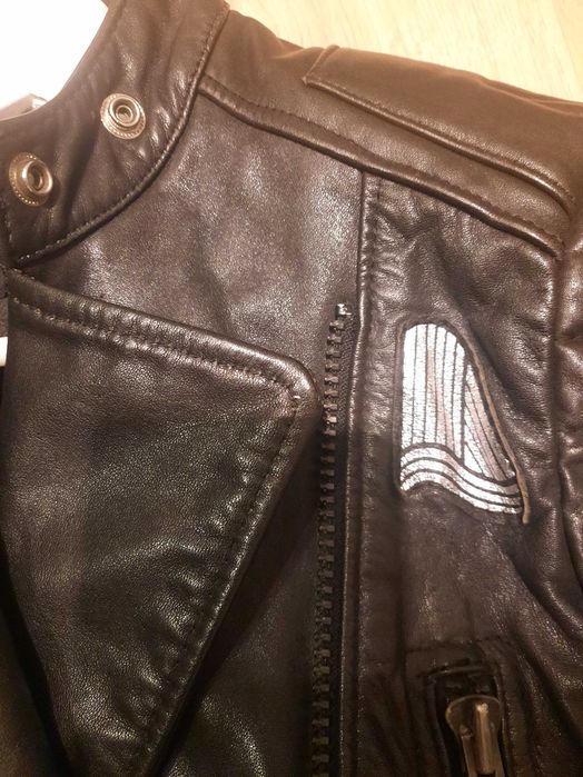 Ramoneska biker skóra motocyklowa naturalna damska Wilhelm Krawehl 34