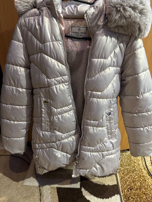 ciepła kurtka dla dziewczynki