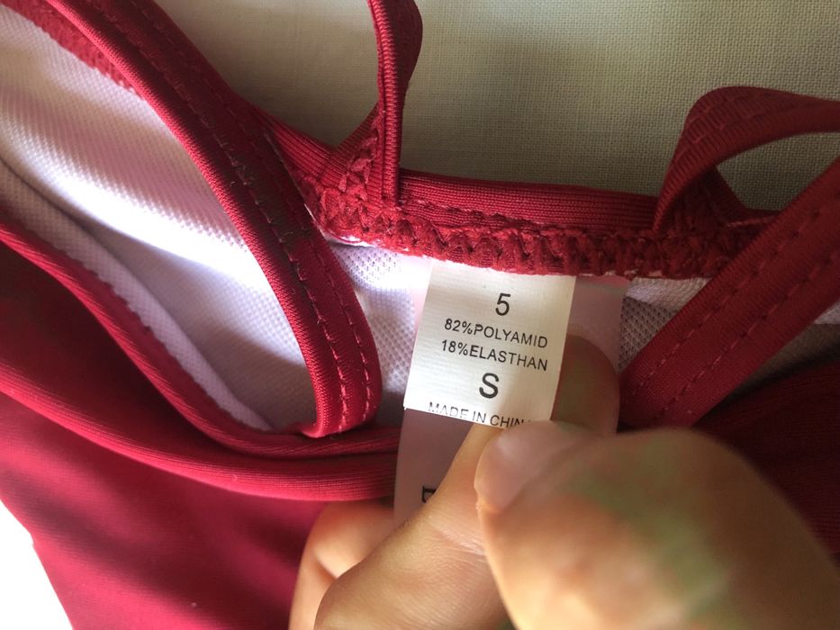 Bikini novo vermelho