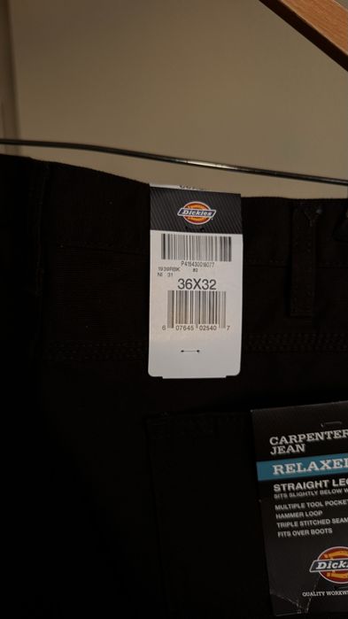 Dickies Mens Work Jeans 36/32 Оригінал