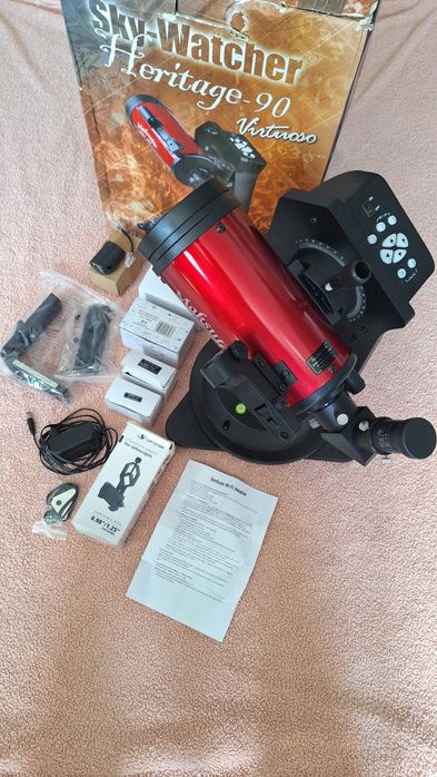 Teleskop Sky-Watcher  Mak 90 Virtuoso WiFi Barlow  Stan bdb