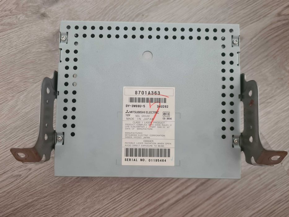 Radio Mitsubishi Lancer Outlander ASX 8701A363