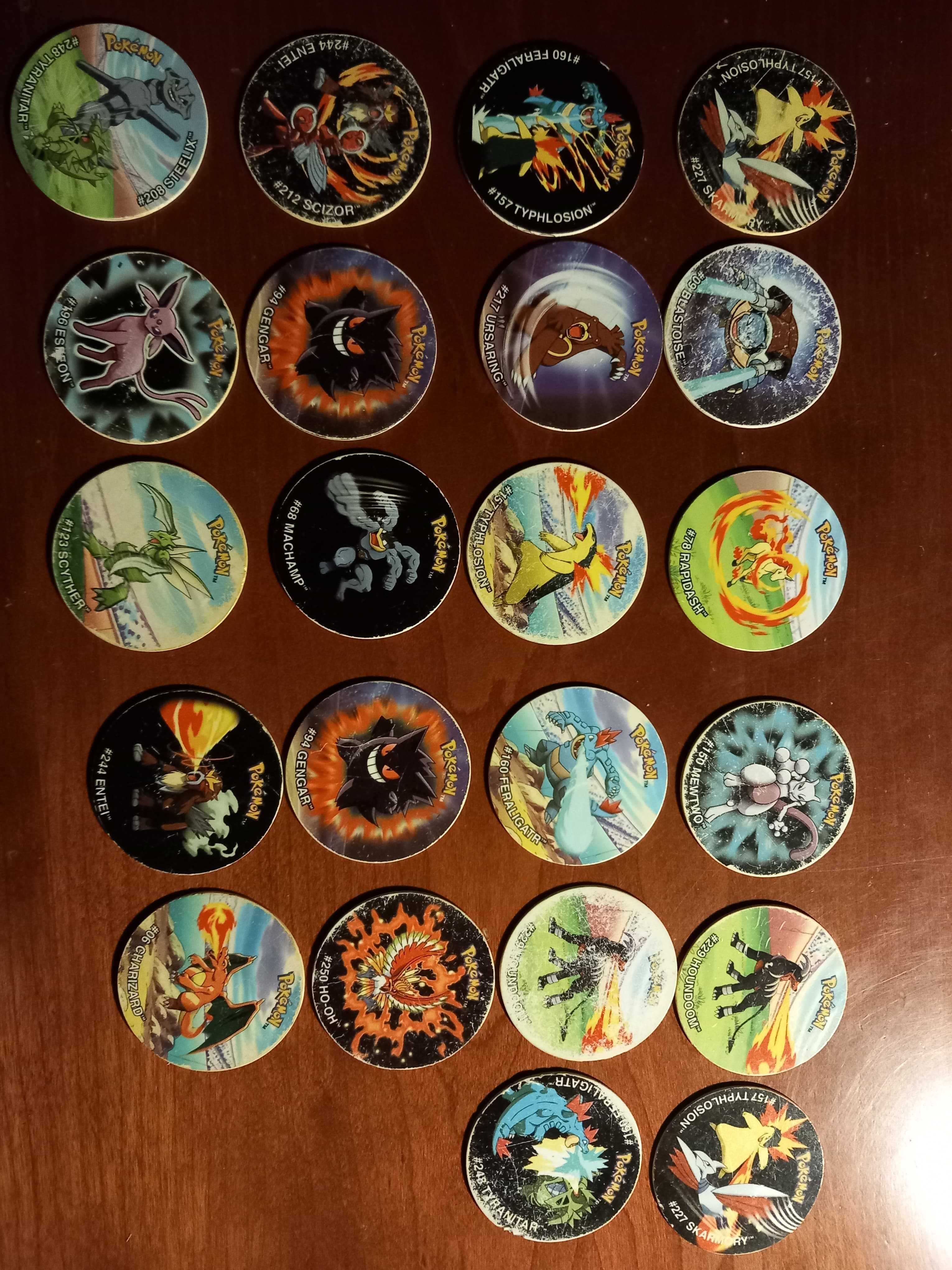 Pokémon Tazos- Tazos Attack 2, Tazos 3, Voa e Tazos League Amora