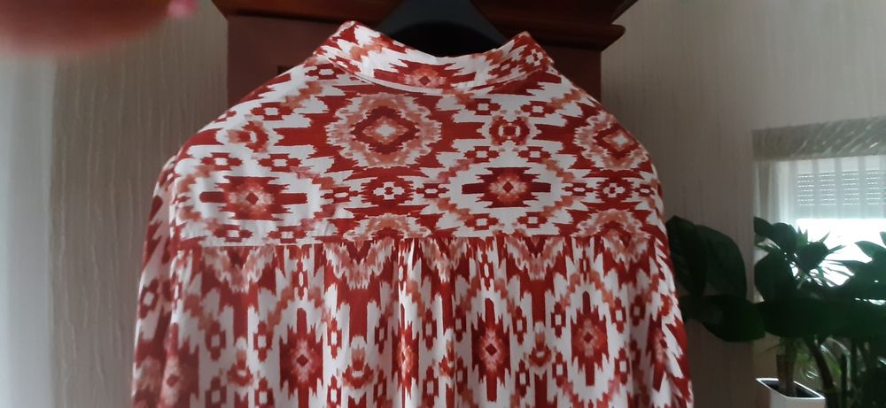 Komplet sukienka i koszula z wiskozy, 48-50 okazja
