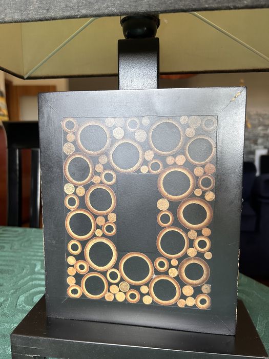 Candeeiros com abajur loja do gato preto. Usados