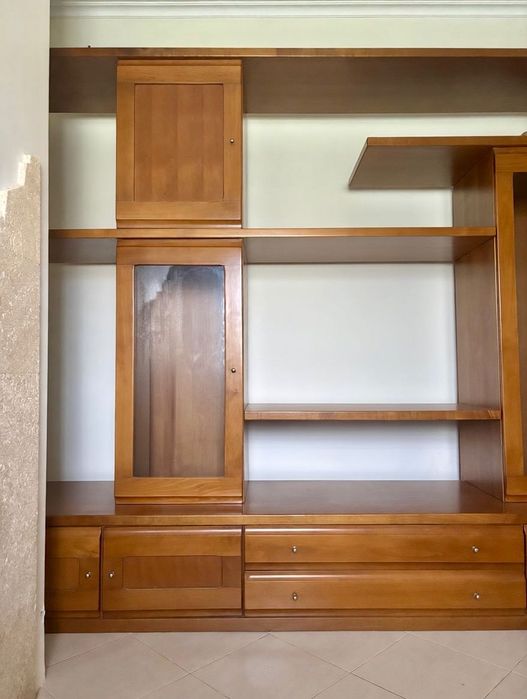 Móvel de Sala em Madeira Maciça – Cor Cerejeira