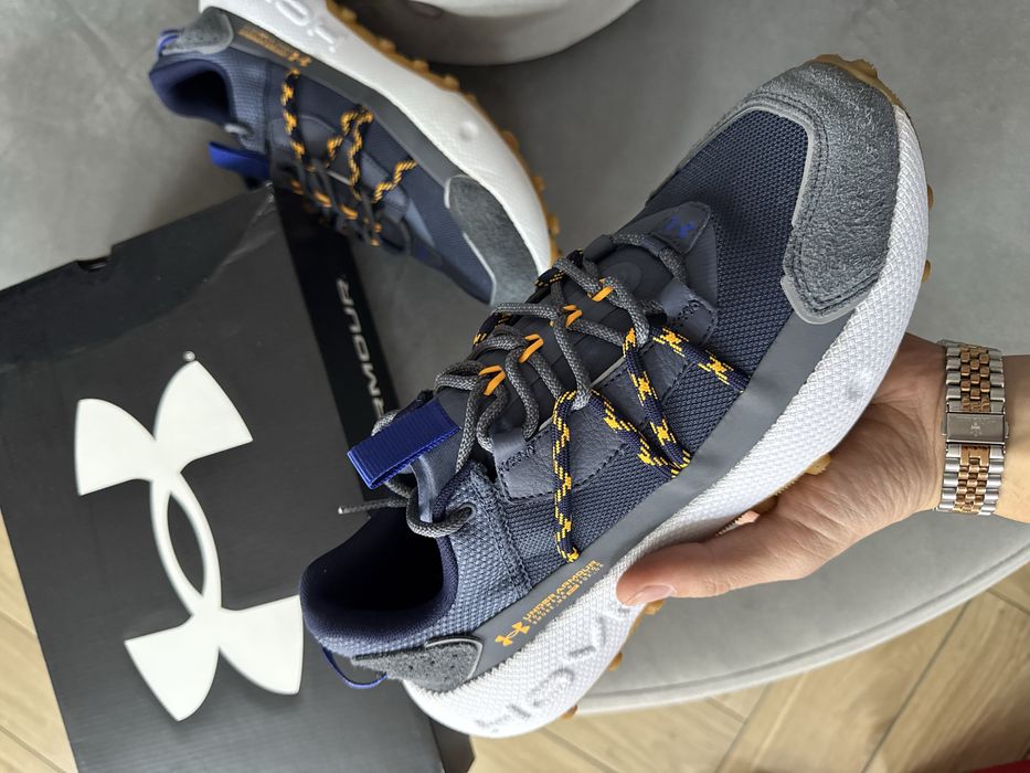 Under Armour Nowe Sneakersy Męskie Fat Tire Granatowe Sportowe 44