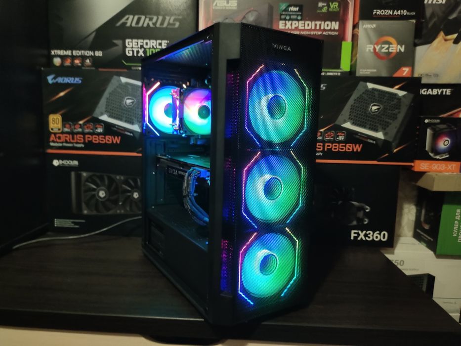 ARGB кулери, вентилятори, Prism 4 Pro 120mm, 12cm