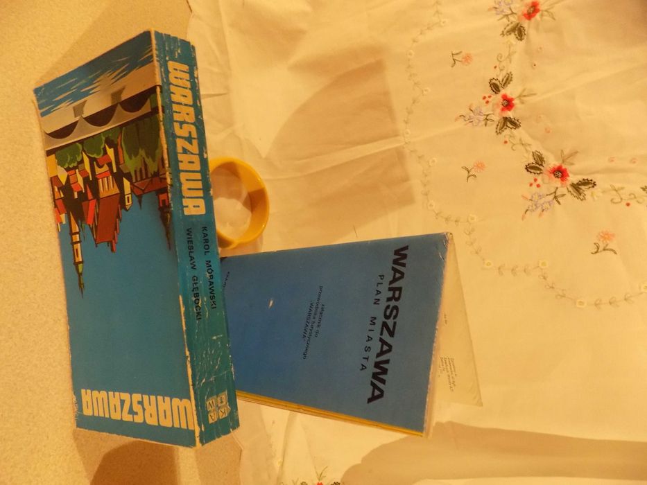 Warszawa . Przewodnik z mapą z 1982 r.