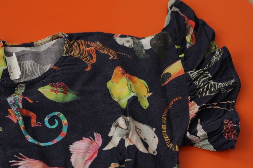 KATE MORGAN Studio H&M kombinezon nr 2 zwierzęta 9-10 L 134/140 BDB-