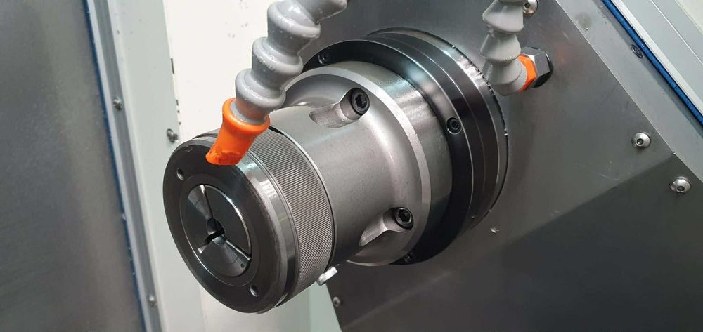 tokarka quick tech xts 42, napedzane narzedzia, popychacz detalu