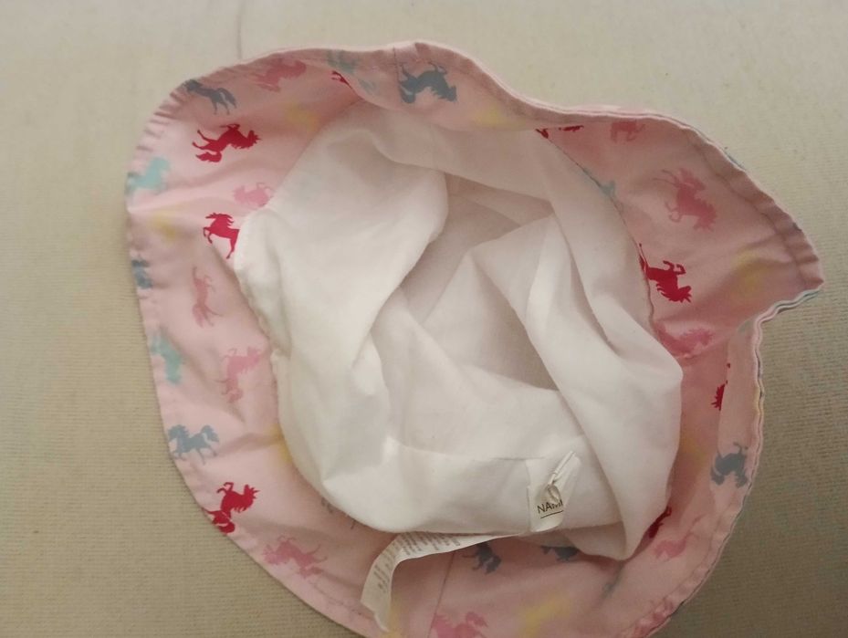 Różowa czapka 52cm