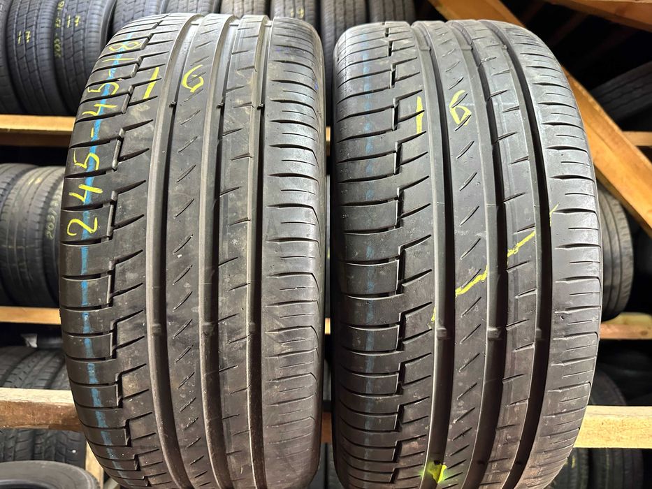 Літні шини 245/45R18 Continental premium Contact6 2шт