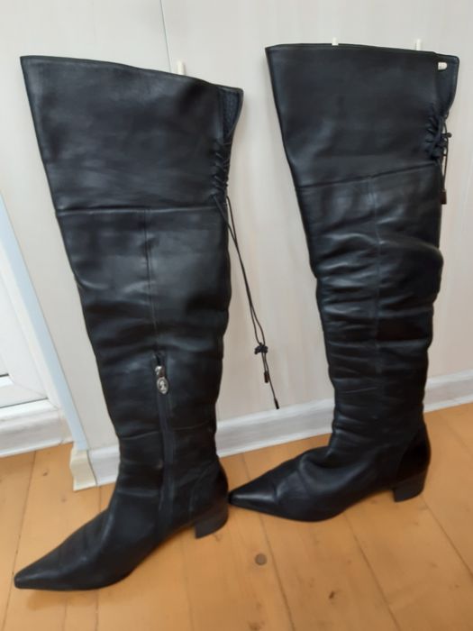 Женские ботфорты зимние