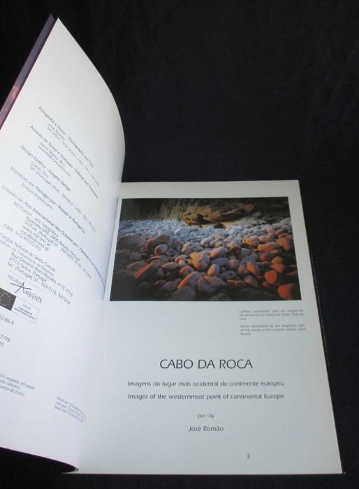 Livro Cabo da Roca Imagens do Lugar Mais Ocidental Continente Europeu