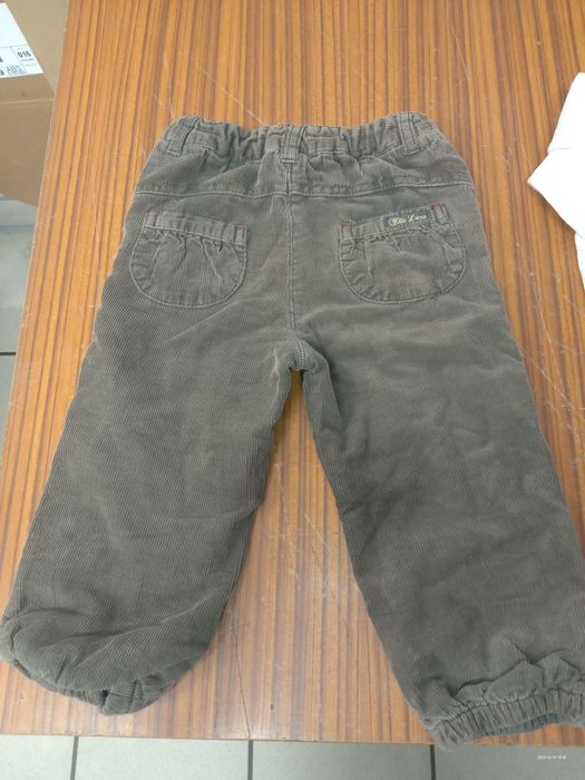 Ocieplane spodnie bluza 86cm