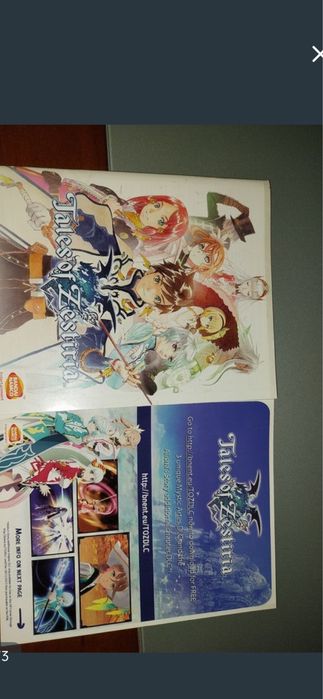 Manual jogo Ps3 Tales of Zesteria