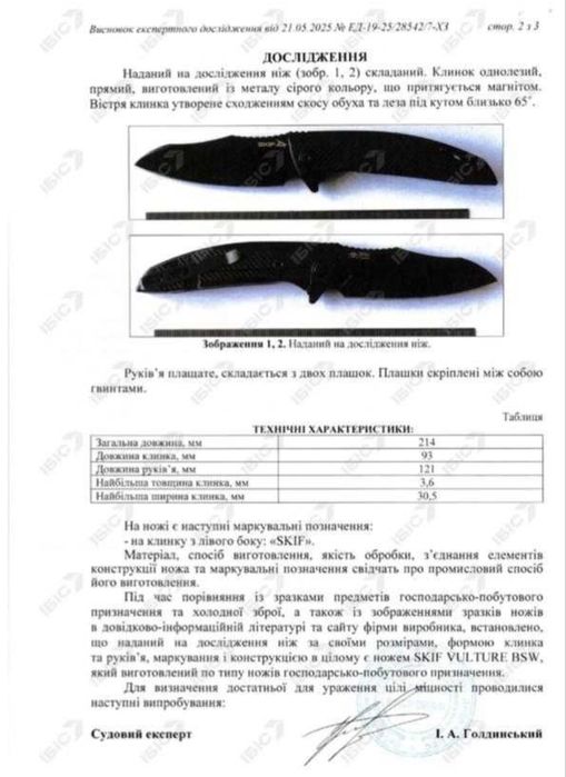 Ніж Koenig Mini Arius