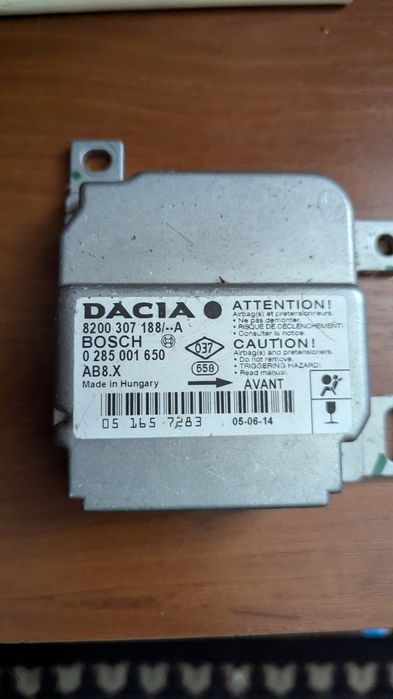 Блок керування Airbag Dacia, Renault Logan
