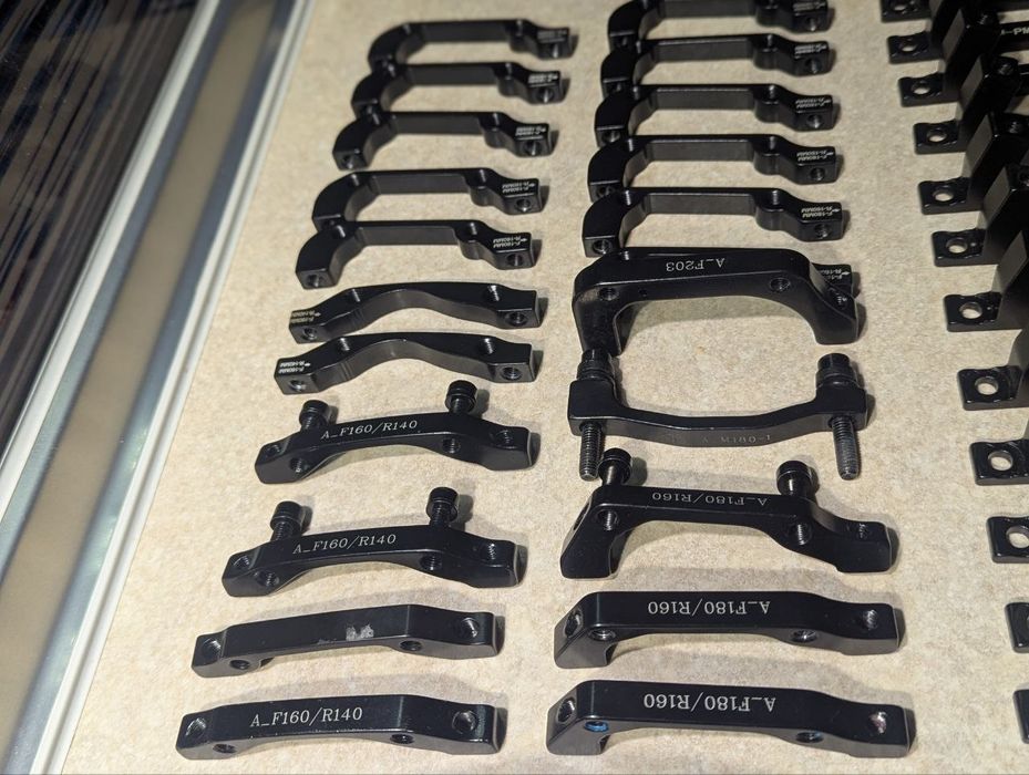 Адаптери для гальм велосипедні Shimano, A180/R160, 160/140, різні