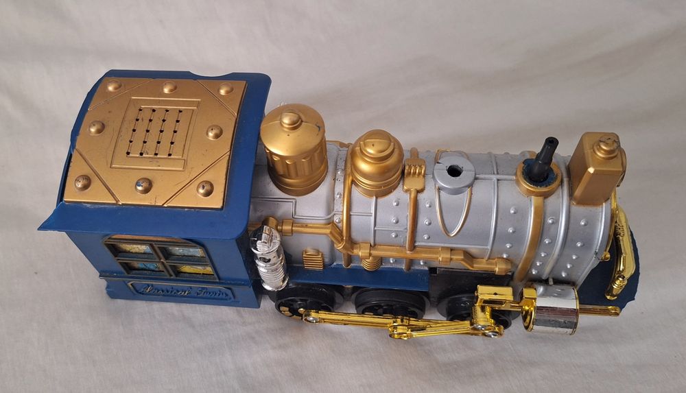 Comboio Clássico Azul e Dourado - Tamanho grande