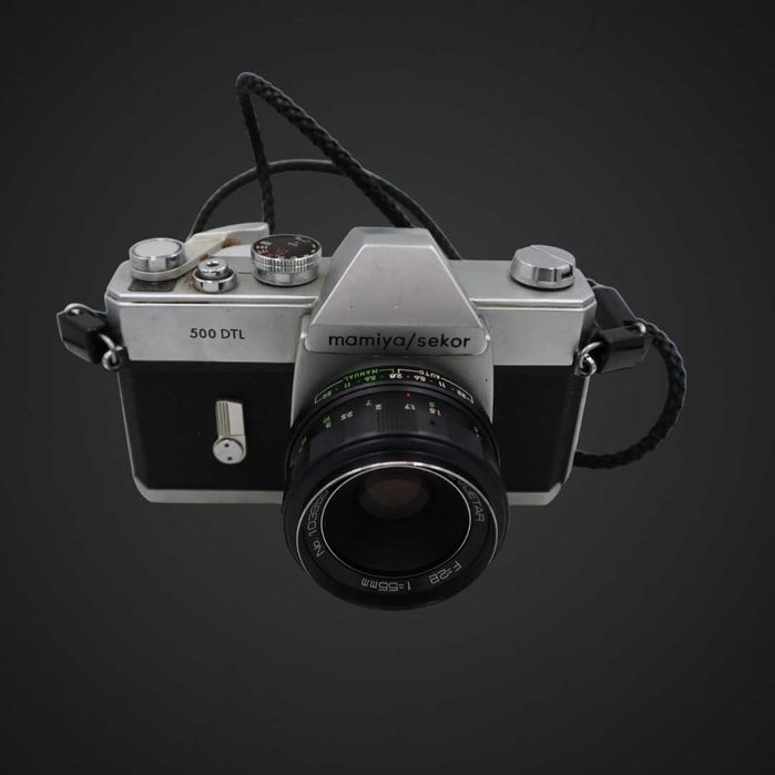 Aparat analogowy Mamiya Sekor 500 DTL z obiektywem Revuenon b5/101874