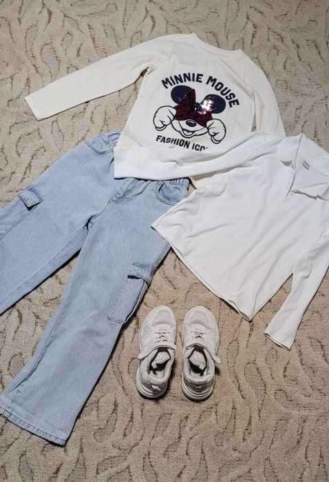 Джинси реглан кросівки 140