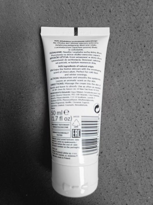 ZIAJA Krem DO RĄK Śliwka w Czekoladzie 50 ml