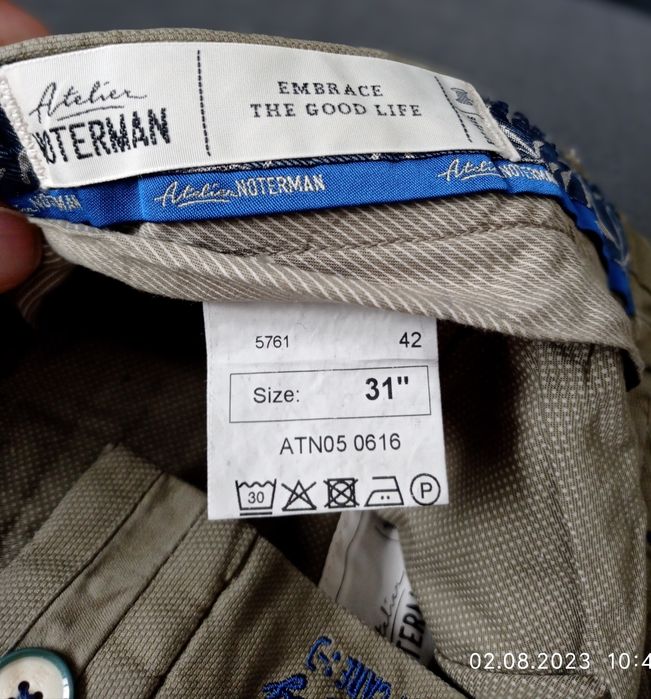 Чиносы Noterman Atelier