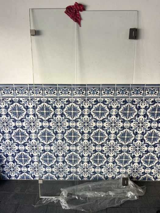 Vidro temperado para duche