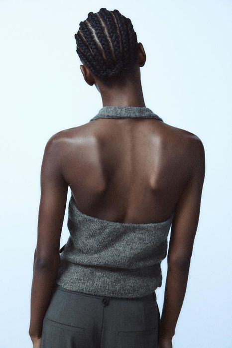 Жилет, топ Zara з 10% вовни. Дуже оригінальна і якісна річ. New