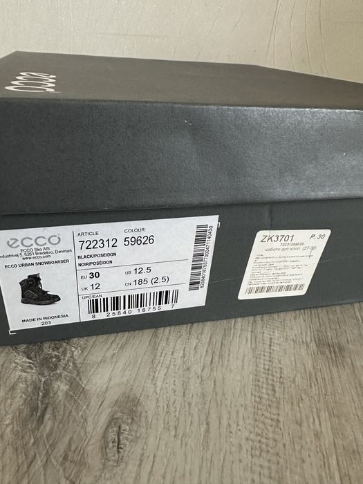 Черевики Ecco goretex 30