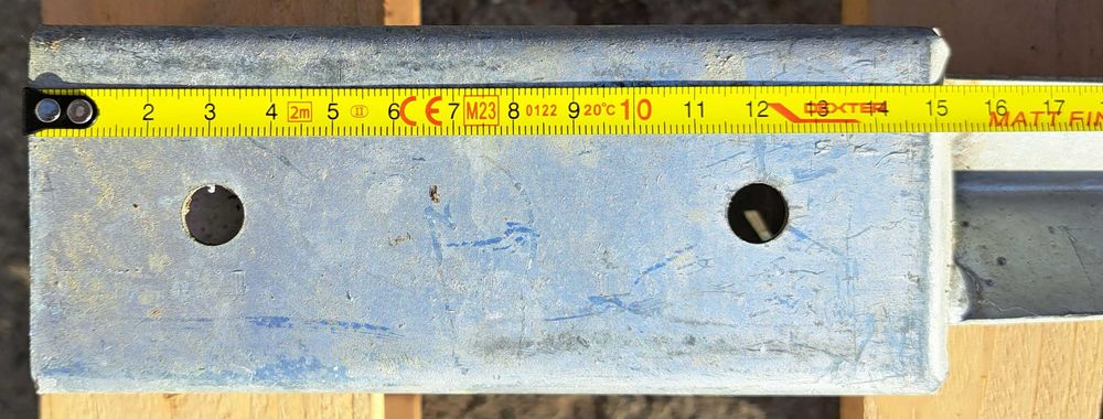 Podstawa słupa, kotwa wbijana 60x60x750mm