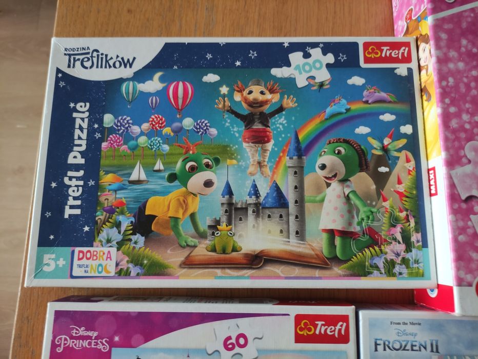 Puzzle duża dzieci ,5 pudełek