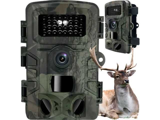 Fotopułapka Kamera Leśna Myśliwska Full Hd Ir Czujnik Ruchu Tryb Nocny